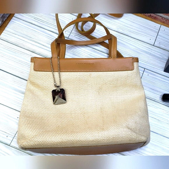 Evan Picone Handbags - Evan Picone straw-like handbag